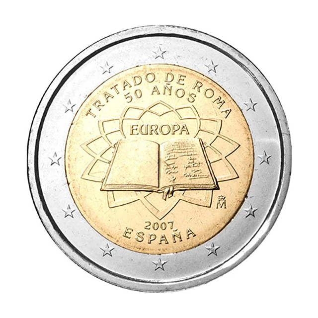 Espanha - 2.00 Euros 2007 - 50º Aniversário do Tratado de Roma 
