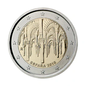 Espanha - 2.00 Euros 2010 - Centro Histórico da Cidade de Córdoba 