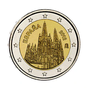 Espanha - 2.00 Euros Catedral de Burgos 2012