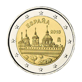 Espanha - 2.00 Euros 2013 - Sede Real de San Lorenzo de El Escorial 
