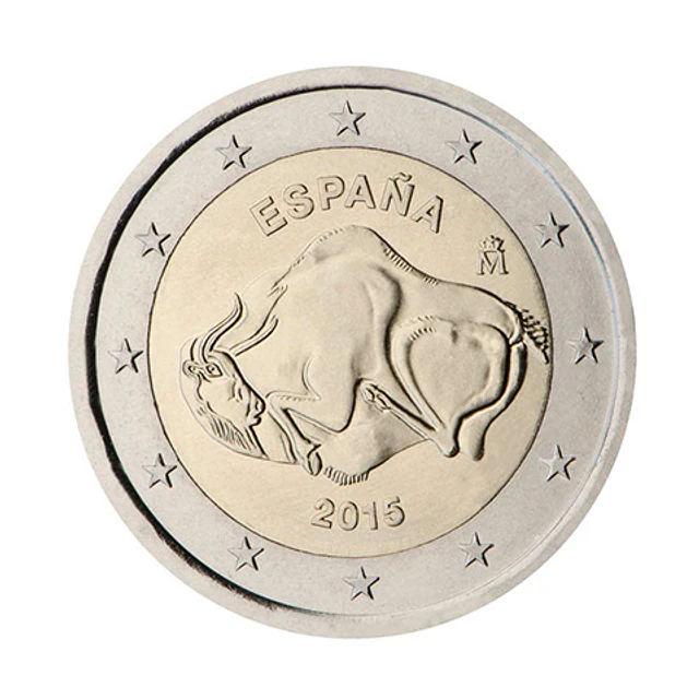Espanha - 2.00 Euros 2015 - Caverna de Altamira 