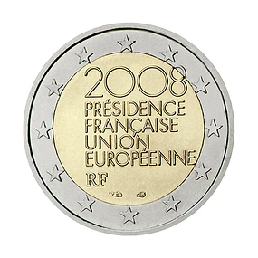 França - 2.00 Euros 2008 - Presidência Francesa do Conselho da União Europeia 