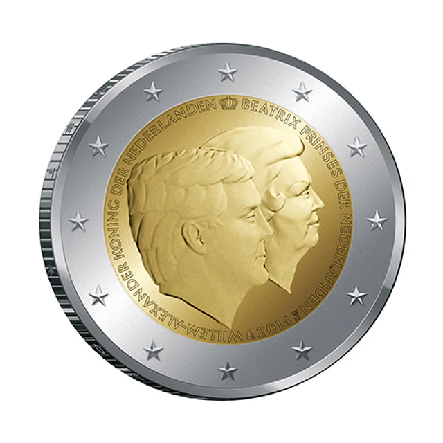 Holanda - 2.00 Euros 2014 - Retrato Duplo 