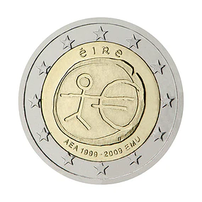 Irlanda - 2.00 Euros 10º Aniversário da Introdução do Euro 2009
