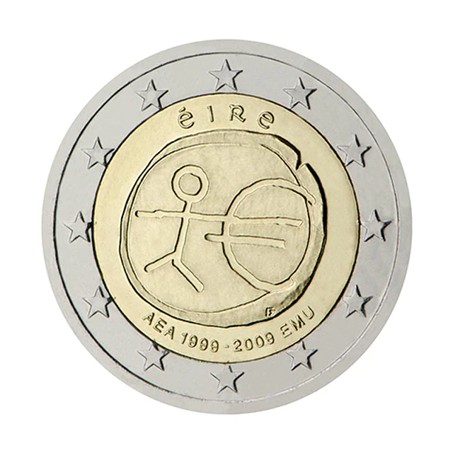Irlanda - 2.00 Euros 10º Aniversário da Introdução do Euro 2009
