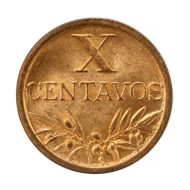 X Centavos 1943 Bronze 