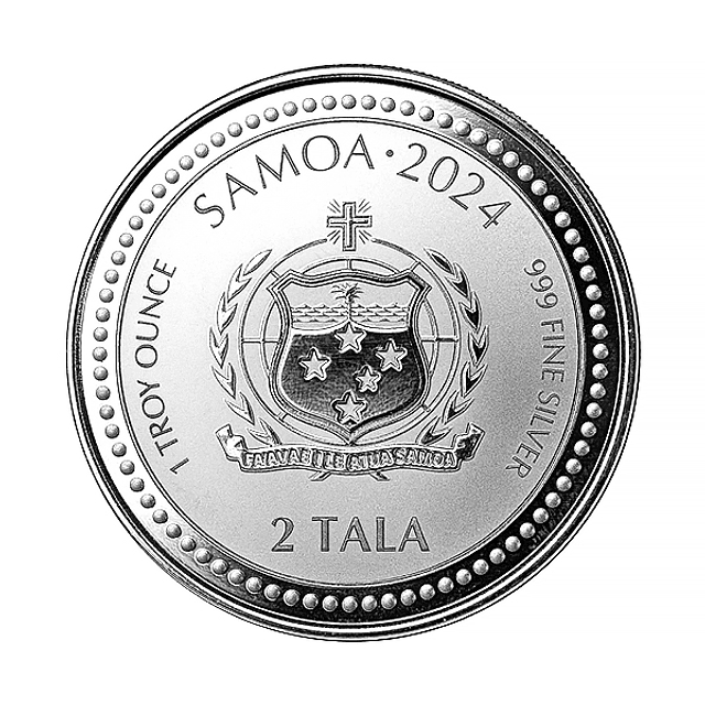 Samoa - 2 Tala 2024 Saint George & The Dragon - 1Oz