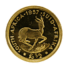 África do Sul - 1/2 Libra 1957 Ouro-Proof