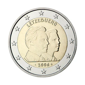 Luxemburgo - 2.00 Euros Grão Duque Guilherme 2006