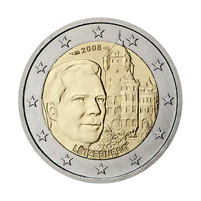Luxemburgo - 2.00 Euros 2008 - Castelo de Berg 