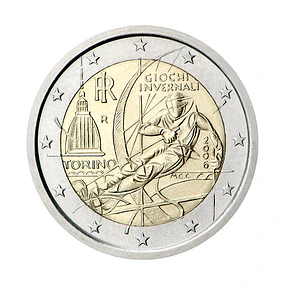 Itália - 2.00 Euros 2006 - Jogos Olímpicos de Inverno em Turim 