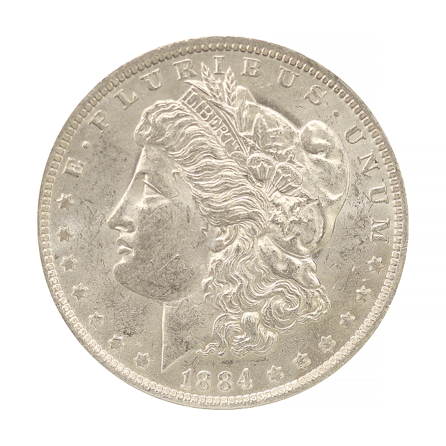 EUA - One Dollar 1884 Prata