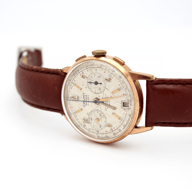 Cauny Vintage Chronograph 3357 Cal. L187 Calendar