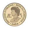 França - 10 Euro Rainha Amélia 2006 Ouro-Proof