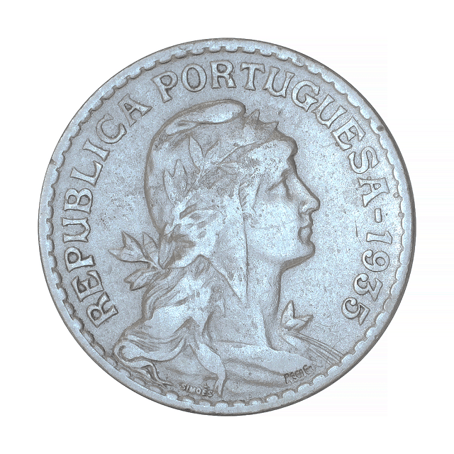 1 Escudo 1935 Alpaca