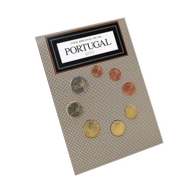 FDC - Série Anual Euros 2008