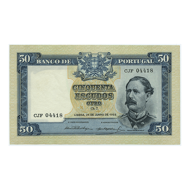 50 Escudos Fontes Pereira de Melo 24.06.1955