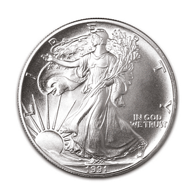 EUA - One Dollar Eagle 1991 Prata