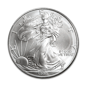 EUA - One Dollar Eagle 1998 Prata