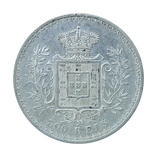 D. Carlos I - 500 Reis 1899 Prata