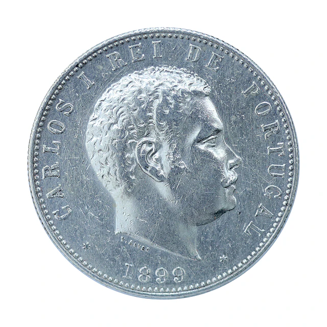 D. Carlos I - 1000 Reis 1899 Prata