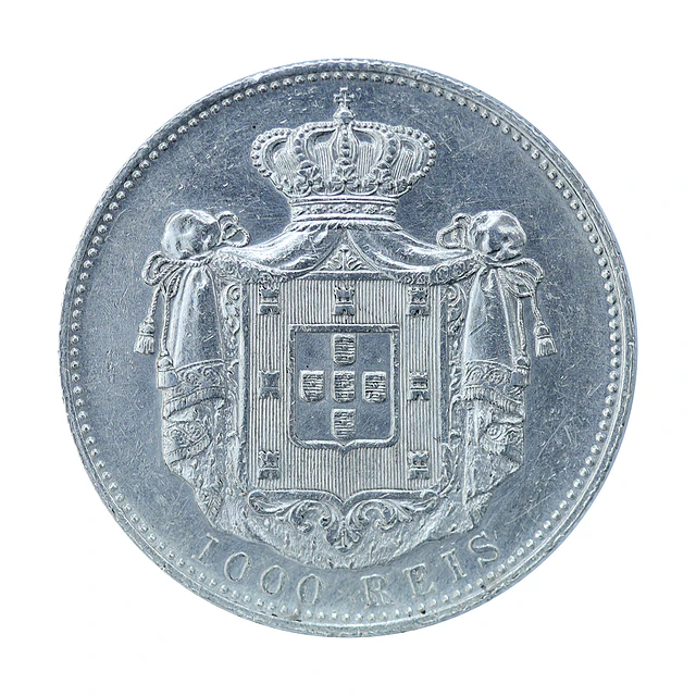 D. Carlos I - 1000 Reis 1899 Prata