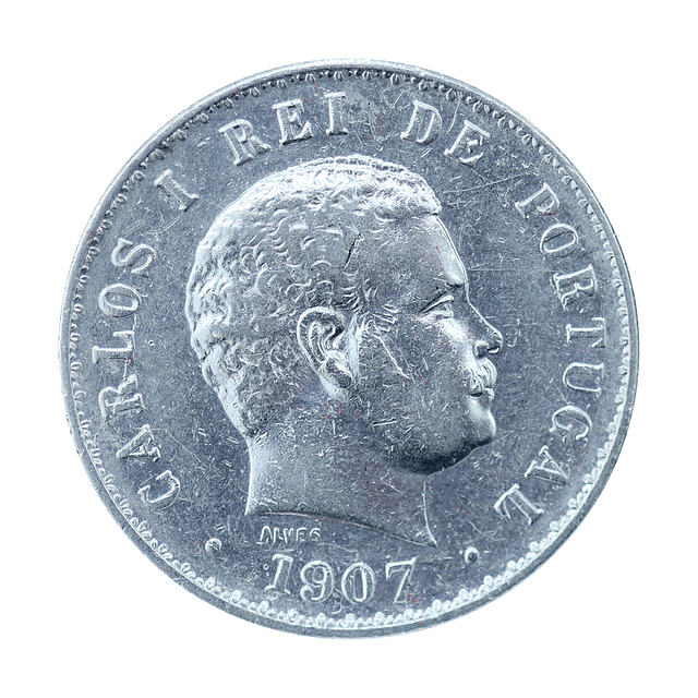 D. Carlos I - 500 Reis 1907 Prata