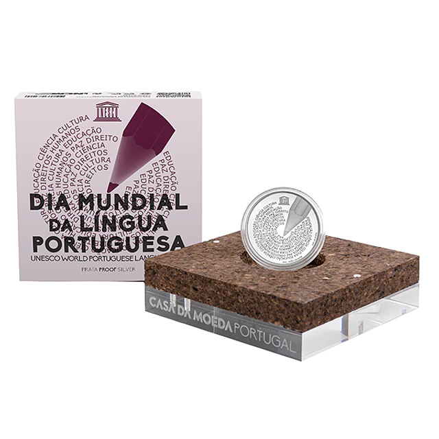 Proof - 5.00 Euro Dia Mundial da Lingua Portuguesa 2020