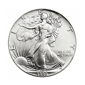 EUA - One Dollar Eagle 1990 Prata