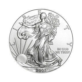 EUA - One Dollar Eagle 2002 Prata 