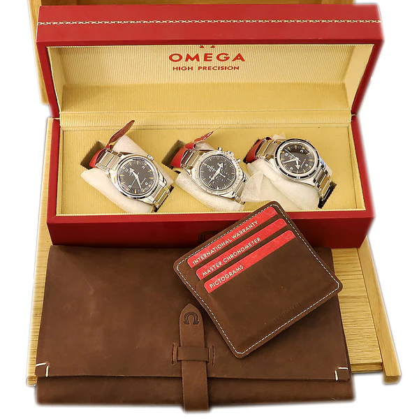 Imagem 3 de Omega Speedmaster Edição Limitada Trilogy Set 1957