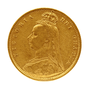 Reino Unido - 1/2 Libra Vitória 1892 Brasão 