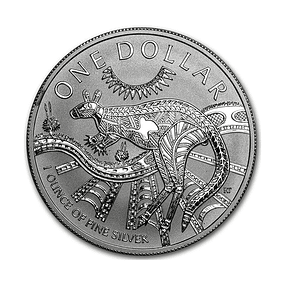 Austrália - 1 Dollar Kangoroo Oz Prata 2003