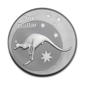 Austrália - 1 Dollar Kangoroo Oz Prata 2005