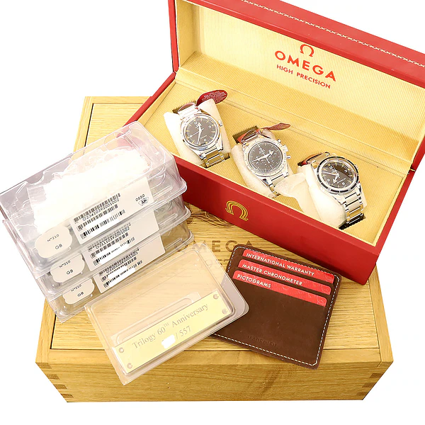Omega Speedmaster Edição Limitada Trilogy Set 1957