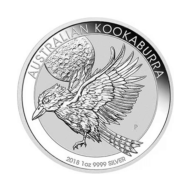 Austrália - 1 Dollar Kookaburra 2018 1Oz Prata