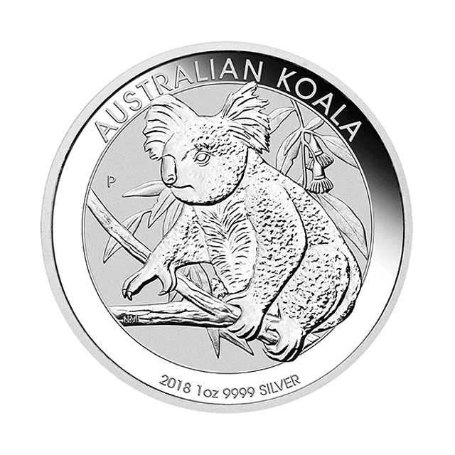 Austrália - 1 Dollar Koala 2018 1Oz Prata