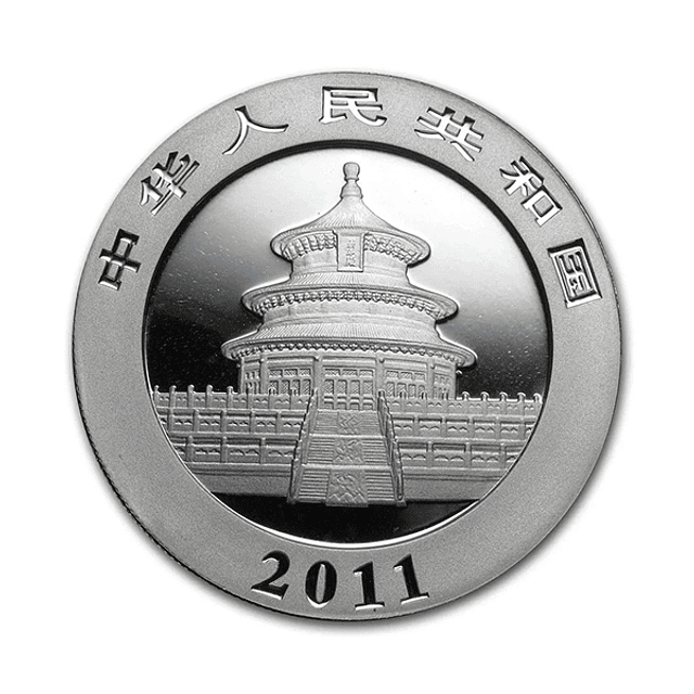 China - 10 Yuan 2011 1Oz Prata 