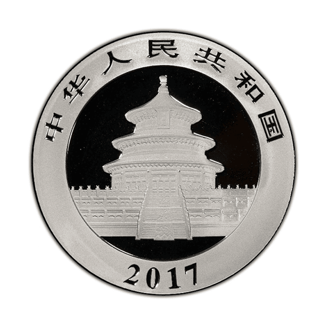 China - 10 Yuan 2017 Prata 