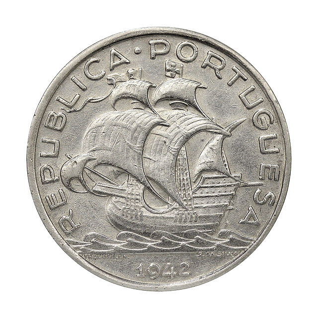 10 Escudos 1942 Prata