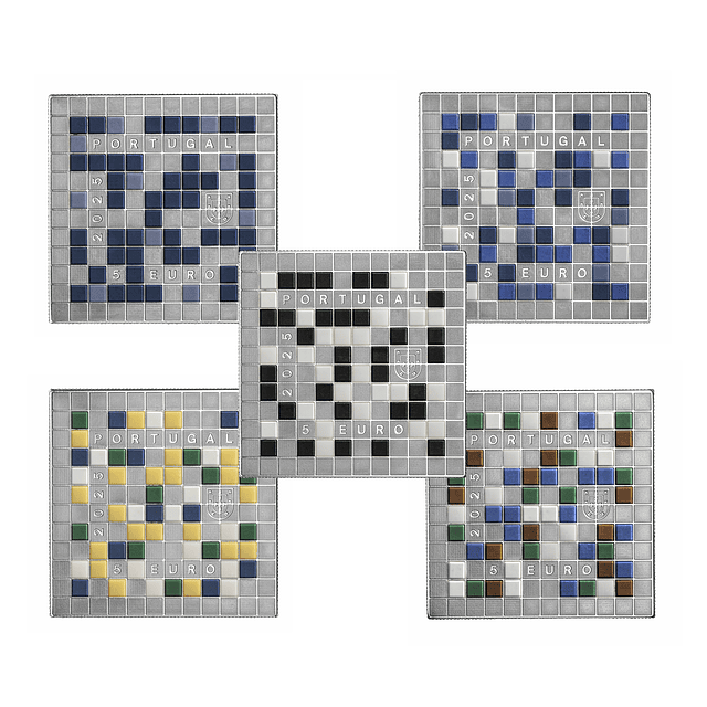 Proof - 5 x 5.00 Euro Azulejaria Portuguesa Século XVI a XX 2025