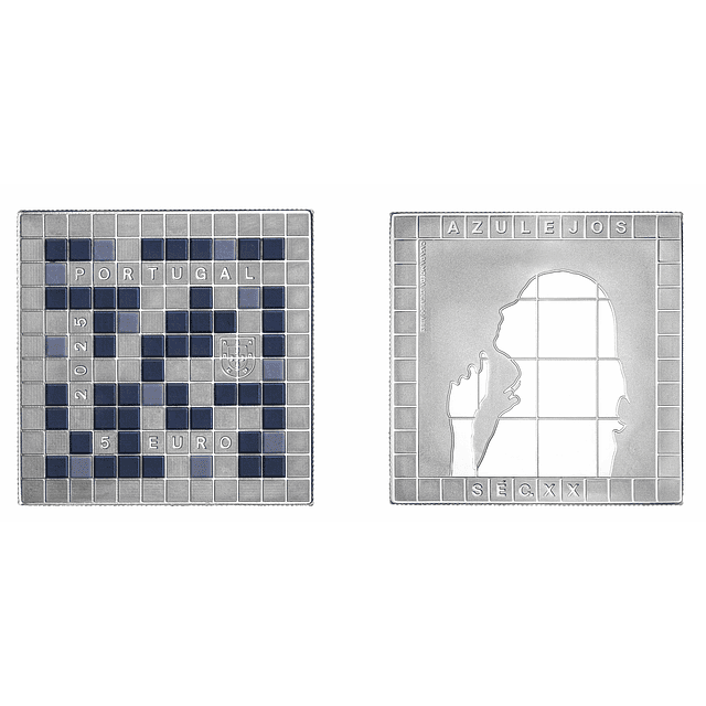 Proof - 5 x 5.00 Euro Azulejaria Portuguesa Século XVI a XX 2025