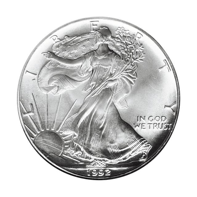 EUA - One Dollar Eagle 1992 Prata