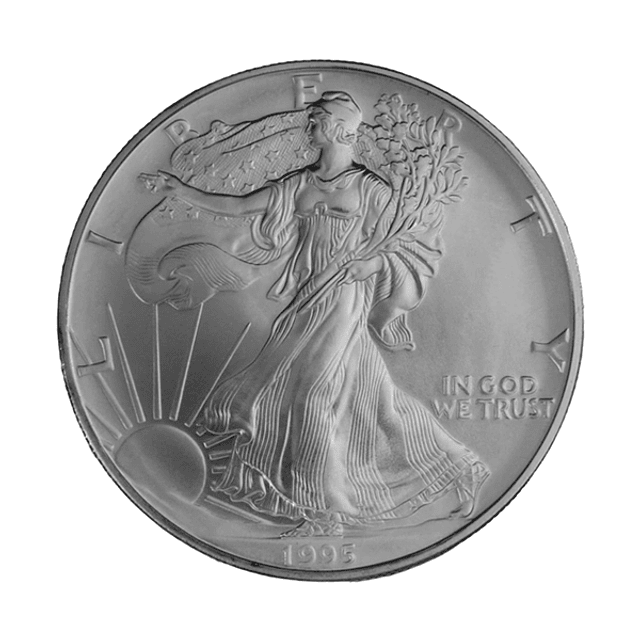 EUA - One Dollar Eagle 1995 Prata