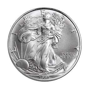 EUA - One Dollar Eagle 1997 Prata 