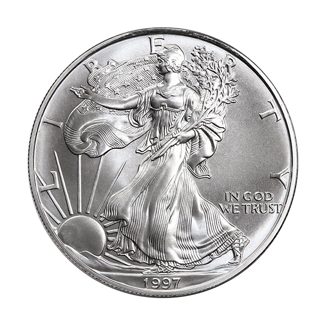 EUA - One Dollar Eagle 1997 Prata 