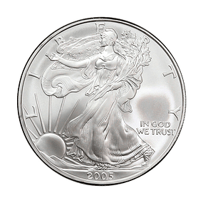 EUA - One Dollar Eagle 2005 Prata 