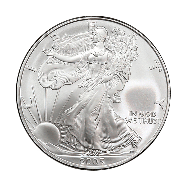 EUA - One Dollar Eagle 2005 Prata 