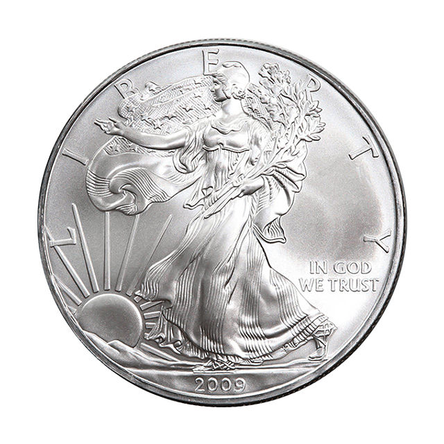 EUA - One Dollar Eagle 2009 Prata 