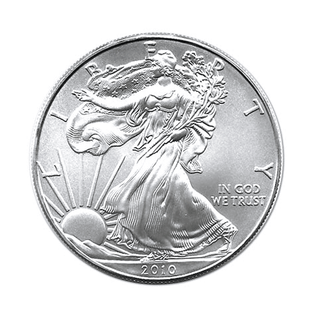 EUA - One Dollar Eagle 2010 Prata 